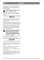 Page 910
DEUTSCHDE
Motor abstellen und Netzstecker ziehen. Den
Drehknopf lösen und den Einwurftrichter entfer-
nen. Die Mühle um die Messerscheibe herum
gründlich reinigen.
Bei der Reinigung der Mühle darf kein
Wasser verwendet werden!
Schmutz und Gewächsreste, die an den Messern
haften bleiben können, sind mit einer Bürste zu
entfernen.
SERVICE
Autorisierte Servicewerkstätten übernehmen Re-
paraturen und Service. Dort werden Originaler-
satzteile verwendet.
Machen Sie einfache Reparaturen selbst? Sorgen
Sie...