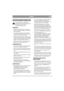 Page 1919
NORSKNO
SIKKERHEDSBESTEMMELSER
Dette symbol betyder ADVARSEL. 
Personskade og/eller materielle skader kan 
blive konsekvensen, hvis ikke 
instruktionerne følges nøje.
GENERELT
• Studér de advarselsmærkater, der sidder på 
maskinen. Udskift beskadigede eller ulæselige 
advarselsmærkater.
• Les instruksene grundig. Lær deg alle betje-
ningsorganer samt riktig måte å betjene maski-
nen på.  Ta vare på disse instruksene.
• Ikke bruk maskinen når det er mennesker, sær-
lig barn eller dyr, i nærheten....