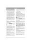 Page 26
26
DEUTSCHDE
WARTUNG UND AUFBEWAHRUNG
• Tragen Sie bei Reinigung und Wartung Schutz-handschuhe, um Verletzungen zu vermeiden.
• Schalten Sie den Motor aus und ziehen Sie den  Netzstecker, bevor Sie Kontrollen oder War-
tungsarbeiten an der Maschine ausführen.
• Wenn ein Fremdkörper auf die Messer trifft  oder wenn die Maschine ungewöhnliche Geräu-
sche oder Vibrationen entwickelt, schalten Sie 
den Motor sofort aus. Ziehen Sie den Netzste-
cker und untersuchen Sie die Maschine auf 
eventuell entstandene...