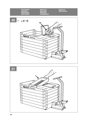 Page 1414
SE
MONTERING MONTAGE MONTAJE
ASSENUS MONTAGE MONTAGGIO
MONTERING MONTAGE
MONTERING ASSEMBLING
21
20
N
I
