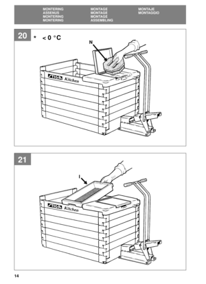 Page 1414
SE
MONTERING MONTAGE MONTAJE
ASSENUS MONTAGE MONTAGGIO
MONTERING MONTAGE
MONTERING ASSEMBLING
21
20
N
I
