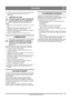 Page 4949
ITALIANOIT
Traduzione delle istruzioni originali
4. Verificare di non aver provocato lestensione della molla.
5. Reinserire la piastra di protezione sul cavo di 
connessione.
7.2 LAMPADINA DEL FARO
È consentito unicamente lutilizzo della lampadina 
di ricambio originale da 20 W. Le lampadine di 
potenza superiore possono danneggiare il faro.
Per sostituire la lampadina procedere come indicato di 
seguito:
1. Rimuovere il retro del pannello svitando le tre viti. Vedi 
fig. 8.
2. Rimuovere linserto...