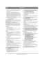 Page 4242
DEUTSCHDE
Übersetzung der Originalbetriebsanleitung
D. Zuerst den Stecker des Verlängerungskabels aus der 
Steckdose ziehen. Dann das Verlängerungskabel vom 
Motor trennen.
Anm.: Um eine Beschädigung des Elektrostarts zu 
verhindern, nutzen Sie ihn im folgenden Intervall: 5 s 
eingeschaltet – 5 s ausgeschaltet. Wenn der Motor nach 
zehn Versuchen noch nicht gestartet wurde, lassen Sie 
den Elektrostart mindestens 40 min abkühlen, bevor Sie 
ihn erneut verwenden. Kann der Motor auch weiterhin 
nicht...