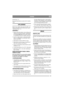 Page 1313
DANSKDK
peratur (fig. 2, 3).
Sæt derpå batteriladerens runde stik (F) i klembe-
slaget.
OPLADNING
Batteriet kan oplades enten mens det sidder i ma-
skinen, eller separat. Et løst batteri passer også i 
vægbeslaget (fig. 4 - 5).
GENERELT
1. Batteriet skal altid oplades i lodret stilling (med 
maskinen eller batteriet anbragt i vægbeslaget), 
på et tørt og køligt sted med konstant tempera-
tur. Opladning må ikke ske fugtige omgivelser.
2. Et helt nyt batteri afgiver en lidt nedsat effekt. 
Efter ca. 5...