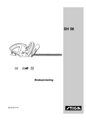 Page 1
8219-3217-01
Bruksanvisning
ł
SH 56 