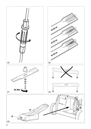 Page 56
SVENSKA S
27.
25.
28.
45 Nm
26.
29.
P
S 