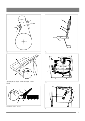 Page 1111
31.
3mm
33.
32A. SNOW MASTER - SNOW BUSTER - SNOW
KING34.
32B. 928E - 928ET -1333E
35.
76 mm 
