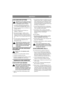 Page 5
DEUTSCHDE
AUFLADEN VOR DER WINTERAUF-
BEWAHRUNG
Batterie stets voll aufgeladen aufbe-
wahren.
1. Die Batterie aus dem Rasenmäher ausbauen.
2. Die Batterie gr ündlich abwischen.
3. Die Batterie außerhalb des Rasenmähers an einem  trockenen und kühlen  Platz aufbewahren.
GEBRAUCH DES GERÄTES
START/STOPP DES MÄHERS
Hände und Füße außerhalb der Reich-
weite der/des rotierenden Messer/Mess-
ers halten. Während der Motor in 
Betrieb ist, darf niemals eine Hand oder 
ein Fuß unter das Messergehäuse oder 
in...