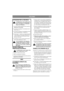 Page 5
ITALIANOIT
RICARICA PRIMA DEL 
RIMESSAGGIO INVERNALE
La batteria deve essere sempre rime-
ssata completamente carica.
1. Estrarre la batteria dal rasaerba.
2. Pulire accuratamente la batteria.
3. Conservare la batteria di sinserita dal rasaerba in 
luogo fresco ed asciutto .
USO
AVVIAMENTO/ARRESTO DEL 
RASAERBA
Tenere lontani mani e piedi dalle lame in 
rotazione. Non infilare mai le mani o i piedi 
sotto la scocca o nell’apertura di scarico se 
il motore è in moto.
1. Inserire la batteria nella...