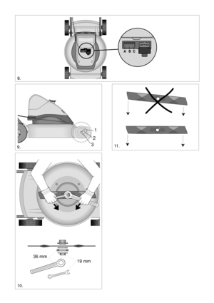 Page 3SVENSKAS
31
2
10.
9.
36 mm
19 mm
11 . 8. 
