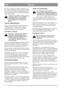Page 77
PLPOLSKI
Nie nale¿y sp³ukiwaæ kosiarki strumieniem wody
pod wysokim ci¶nieniem. Farba na spodzie kosiarki
mo¿e z czasem ulec starciu wskutek koszenia. W
celu przeciwdzia³ania korozji pomaluj spód kosiarki
farb± antykorozyjn±.
T³umik i powierzchniê wokó³ niego nale¿y
regularnie czy¶ciæ w celu usuniêcia
przyschniêtej trawy, zanieczyszczeñ i
przyczepiaj±cych siê, ³atwopalnych
¶mieci.
UK£AD CH£ODZENIA
Przed u¿yciem kosiarki nale¿y za ka¿dym razem
oczy¶ciæ uk³ad ch³odzenia silnika. Oczy¶æ z
przyschniêtej...