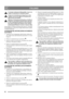 Page 6262
ITALIANOIT
La benzina è altamente infiammabile. Conservare 
sempre il carburante in contenitori idonei. 
Conservare la benzina in un luogo fresco e ben 
ventilato, non in casa. Riporre la benzina fuori 
dalla portata dei bambini.
Effettuare il rifornimento di benzina o il rabbocco 
all’aperto e non fumare durante queste operazio-
ni. Fare rifornimento prima di avviare il motore. 
Non aprire il tappo del serbatoio né fare riforni-
mento quando il motore è acceso o è ancora caldo.
Non riempire il...