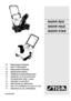 Page 1DEUTSCHD
SNOW REX
SNOW MAX
SNOW STAR
BRUKSANVISNING
KÄYTTÖOHJEET
BRUGSANVISNING
BRUKSANVISNIG
GEBRAUCHSANWEISUNG
MANUEL DUTILISATION
ISTRUZIONI PER LUSO
NÁVOD K POU®ITÍ
INSTRUKCJA OBS£UGI
»HC“P”K÷»ﬂœOÀ‹«Œ¬¿“EÀﬂ
NAVODILA ZA UPORABO
SI
8218-2203-06 