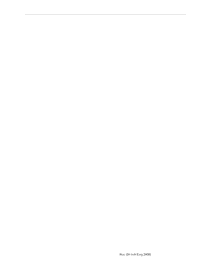 Page 261iMac (20-inch Early 2008) 261
IR Sensor/Receiver
Supported applications do not respond to input from the remote control
Perform the checks above under “IR Remote” to verify that the Apple Remote is functioning 1. 
correctly, and retest. Do supported applications now respond to input from the IR remote? 
Yes: Problem resolved. 
No: Go to the next step.
Verify that the IR Sensor can be seen in the Apple System Profiler. Open the Apple System 2.  
Profiler and click on the “USB” section. You should see the...