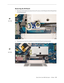 Page 39iMac (20-inch Late 2006) Take Apart — IR Board 39
Removing the IR Board
1.  Disconnect the IR cable and remove the two T6 screws on the IR board. Lift the IR board from 
its mounting bracket.  
If necessary, 
2.   use a Torx T6 screwdriver to remove the IR board mounting bracket.  
922-7010
922-7010 