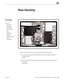 Page 83LED Cinema Display (24-inch) Take Apart — Rear Housing 83 2010-11-25
First Steps
Remove:
• 
G
 lass Panel
•
 
L
 CD Panel
•
 
L
 ogic Board
•
 
P
 ower Supply
•
 
F
 an
•
 
C
 amera
•
 
Sub
 woofer
•
 
A
 C Inlet
•
 
A
 ll-In-One Cable
•
 
S
 tand
•
 
M
 echanism
 
Rear Housing
With all the modules removed, you are left with the rear housing assembly.
A new rear housing includes the following parts, which are not available separately:  •
 
micr
 ophone cable
•
 
A
 C inlet
A new rear housing also...