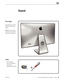 Page 55LED Cinema Display (27-inch) Take Apart — Stand 55 2010-11-18
First Steps 
No preliminary steps are 
required to remove the 
stand.
Note: The stand screws 
cannot be removed from 
inside the rear housing.
 
Tools
• ESD wrist strap
•  Torx T10 screwdriver
•  Access card  
(Apple part #922-7172)
Stand  