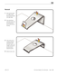 Page 56LED Cinema Display (27-inch) Take Apart — Stand 56 2010-11-18
Removal
1 
Place unit face down 
on a table so that 
base of stand extends 
over table edge. 
2 Press stand down 
and insert access card 
into slot between 
top of stand and rear 
housing.
3 Insert card as far as 
it will go, and press 
stand down until 
you hear a click—the 
audible cue that tells 
you that stand is 
locked into place.
4 Remove access card.  