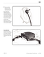 Page 86LED Cinema Display (27-inch) Take Apart — Fan 86 2010-11-18
4 Remove ambient 
temp sensor cable 
from fan, preserving 
black tape for reuse.
Reassembly Note:  
Ambient temp sensor 
must extend exactly 1cm 
from plastic retaining ring 
on fan so that it will sit the 
proper distance from rear 
housing when installed.
Incorrect sensor 
placement can lead to 
false temperature readings 
and unusual fan behavior.
Reassembly Note:
Ensure fan fits securely 
into foam on rear housing 
for a snug fit.  Air leaks...