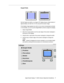 Page 7 
  Apple Studio Display 17 (ADC) Screen Adjustment Guidelines  -   
7 
Height/Width
 
Normal height and width on an Apple CRT display leaves a black border of 
approximately one-half inch (13 mm) around the screen image.
If the display image appears too short or too narrow (compressed vertically 
or horizontally), you can use the Height/Width controls to adjust the display.
1. Select Height/Width.
2. Move the mouse pointer over the outer edge of the screen rectangle in 
the picture of the display.
3....