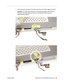 Page 143
iBook G4 (12-inch Mid 2005) Take Apart - 142
 Display Shield 7. Peel up the tape that anchors the folded mesh strip of the LVDS cable to the shield.
Important:  The mesh strip threads from underneath the display shield through a 
small slit in the shield. Make sure the strip is arranged the same way w\
hen 
reassembling the display. 