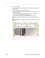 Page 43
iBook G4 (12-inch Mid 2005) Take Apart - 42
 Top Case 2. Turn over the computer. 
3. Remove the three identical 2-mm long screws from the keyboard well near the slot 
load drive opening.
4. Remove the remaining screws in the keyboard well: • Using a small flat-blade screwdriver, pry up the magnet. Then remove the\
 4.5-mm long screw beneath it.
• 6-mm long screw with large screw head at upper left corner of keyboard w\
ell
• 6-mm long screw at lower left corner of keyboard well
• 6-mm long screw with...