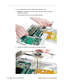 Page 118117 - iBook G4 (14-inch) Take Apart
 Heatsink: iBook G4 (14-inch Early 2004) 4. Use a black stick to tilt up the heatsink at the opposite corners.
Warning: The heatsink pipe can bend easily. Use caution when removing or 
replacing the heatsink.
Lift the heatsink and fan out of the computer assembly.
5. Route the fan cable from underneath the computer assembly. 