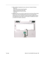 Page 51
iBook G4 (14-inch Mid 2005) Take Apart - 50
 Top Case 11. Before installing the replacement top case, make sure it includes the following: 
• Speaker set
• Power button and board (under left speaker)
• Speaker cable and power switch cable
• Trackpad assembly with board and cable
• Display latch
12. Important:  Make sure you transfer the original serial number label and Ethernet label 
from the old top case to the replacement top case. You can use a black stick to 
carefully peel up a corner of the...