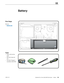 Page 128MacBook Pro (15-inch, Mid 2009) Take Apart — Battery 128 2010-12-15
First Steps
Remove:
• Bottom case
Tools
• Clean, soft, lint-free 
cloth
• ESD wrist strap and 
mat
• Torx Plus® Tamper 6 
screwdriver (922-9101)
Battery  