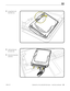 Page 125MacBook Pro (15-inch, Mid 2010) Take Apart — Hard Drive and Bracket 125 2010-12-15
3 Use pull tab to tilt 
hard drive out. 
 
4 Hold hard drive by 
the sides only.
5 Disconnect hard drive 
connector.   