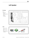 Page 182MacBook Pro (15-inch, Mid 2010) Take Apart — Left Speaker 182 2010-12-15
First Steps
Remove:
• Bottom case
• Battery
• AirPort/Bluetooth flex 
cable
• Right fan
• Logic board
Tools
• Clean, soft, lint-free 
cloth
• ESD wrist strap and 
mat
• Magnetic Phillips #00 
screwdriver
Left Speaker  