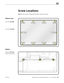 Page 201MacBook Pro (15-inch, Mid 2010) Take Apart — Screw Locations 201 2010-12-15
Bottom Case
3 (14 mm) 922-8985
7 (3.3 mm) 922-9334
Battery
3 (5.5 mm) 922-9321 
trilobe security screws
Screw Locations
Note: All screws require a Phillips #00 screwdriver, except where noted.  