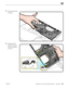 Page 186MacBook Pro (17-inch, Early 2009) Take Apart — Logic Board 186 2010-06-11
5 Tilt logic board away 
from ports.
6 Holding board by 
edges, tilt it up and 
disconnect MagSafe 
connector.  