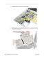 Page 9694 - PowerBook G4 (12-inch) Take Apart
 Logic Board 2. Holding the edges of the board tilt up the logic board.
3. While holding the board vertically, disconnect the DC-in connector cable from the 
underside of the logic board. 