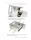 Page 17Mac Pro Take Apart — Optical Drive Carrier and Optical Drives 17
Disconnect the power and ribbon cables from the optical drive(s) and remove the carrier. 3. 
If you are replacing the optical drive with a new optical drive, do the following:4. 
Remove the four mounting screws and remove the optical drive from the carrier.• 
Use the four screws to mount the replacement drive in the carrier.• 
Note: If you are adding a second drive to the carrier, use the four screws stored on the back of 
the drive carrier...