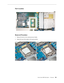 Page 100Xserve (Late 2006) Take Apart — Processor 100
Part Location
Removal Procedure
Release the latch on the metal processor holder.
1.  
Rotate the top of the holder to the open position.  
2.   