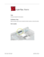 Page 5654 - Xserve Take Apart
 Light Pipe, Xserve
Light Pipe, Xserve
Tools
No tools are required for this procedure.
Preliminary Steps
Before you begin, open the server and place the bottom housing on a sturdy, ßat surface.
Part Location 