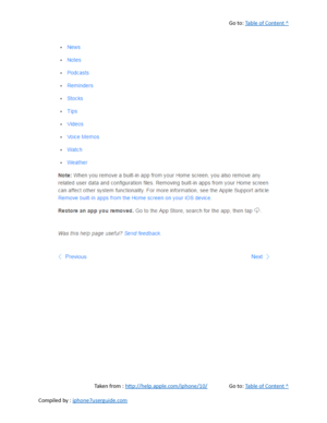 Page 117Go to:  Table of Content ^
Taken from :  http://help.apple.com/iphone/10/ Go to:  Table of Content ^
Compiled by :  iphone7userguide.com  
