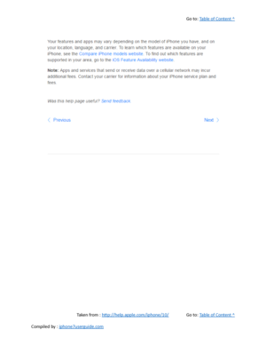 Page 16Go to:  Table of Content ^
Taken from :  http://help.apple.com/iphone/10/ Go to:  Table of Content ^
Compiled by :  iphone7userguide.com  