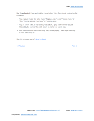 Page 207Go to:  Table of Content ^
Taken from :  http://help.apple.com/iphone/10/ Go to:  Table of Content ^
Compiled by :  iphone7userguide.com  