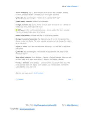 Page 224Go to:  Table of Content ^
Taken from :  http://help.apple.com/iphone/10/ Go to:  Table of Content ^
Compiled by :  iphone7userguide.com  