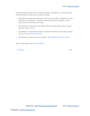 Page 231Go to:  Table of Content ^
Taken from :  http://help.apple.com/iphone/10/ Go to:  Table of Content ^
Compiled by :  iphone7userguide.com  