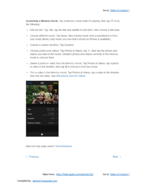 Page 240Go to:  Table of Content ^
Taken from :  http://help.apple.com/iphone/10/ Go to:  Table of Content ^
Compiled by :  iphone7userguide.com  