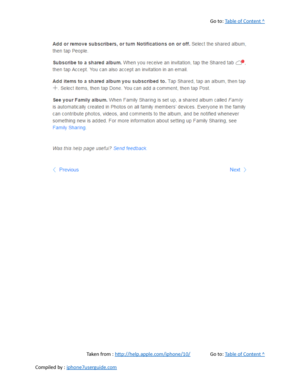 Page 249Go to:  Table of Content ^
Taken from :  http://help.apple.com/iphone/10/ Go to:  Table of Content ^
Compiled by :  iphone7userguide.com  