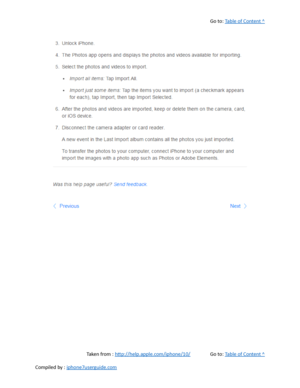 Page 256Go to:  Table of Content ^
Taken from :  http://help.apple.com/iphone/10/ Go to:  Table of Content ^
Compiled by :  iphone7userguide.com  