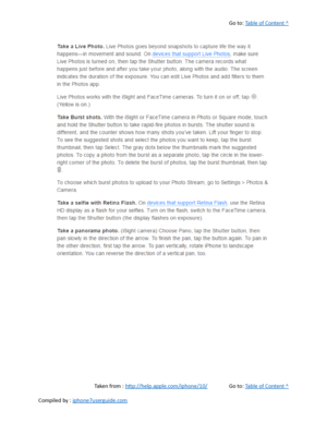 Page 260Go to:  Table of Content ^
Taken from :  http://help.apple.com/iphone/10/ Go to:  Table of Content ^
Compiled by :  iphone7userguide.com  