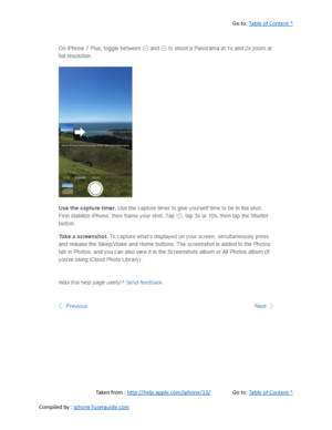 Page 261Go to:  Table of Content ^
Taken from :  http://help.apple.com/iphone/10/ Go to:  Table of Content ^
Compiled by :  iphone7userguide.com  