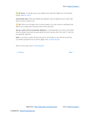 Page 305Go to:  Table of Content ^
Taken from :  http://help.apple.com/iphone/10/ Go to:  Table of Content ^
Compiled by :  iphone7userguide.com  