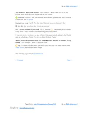 Page 315Go to:  Table of Content ^
Taken from :  http://help.apple.com/iphone/10/ Go to:  Table of Content ^
Compiled by :  iphone7userguide.com  
