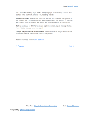 Page 317Go to:  Table of Content ^
Taken from :  http://help.apple.com/iphone/10/ Go to:  Table of Content ^
Compiled by :  iphone7userguide.com  